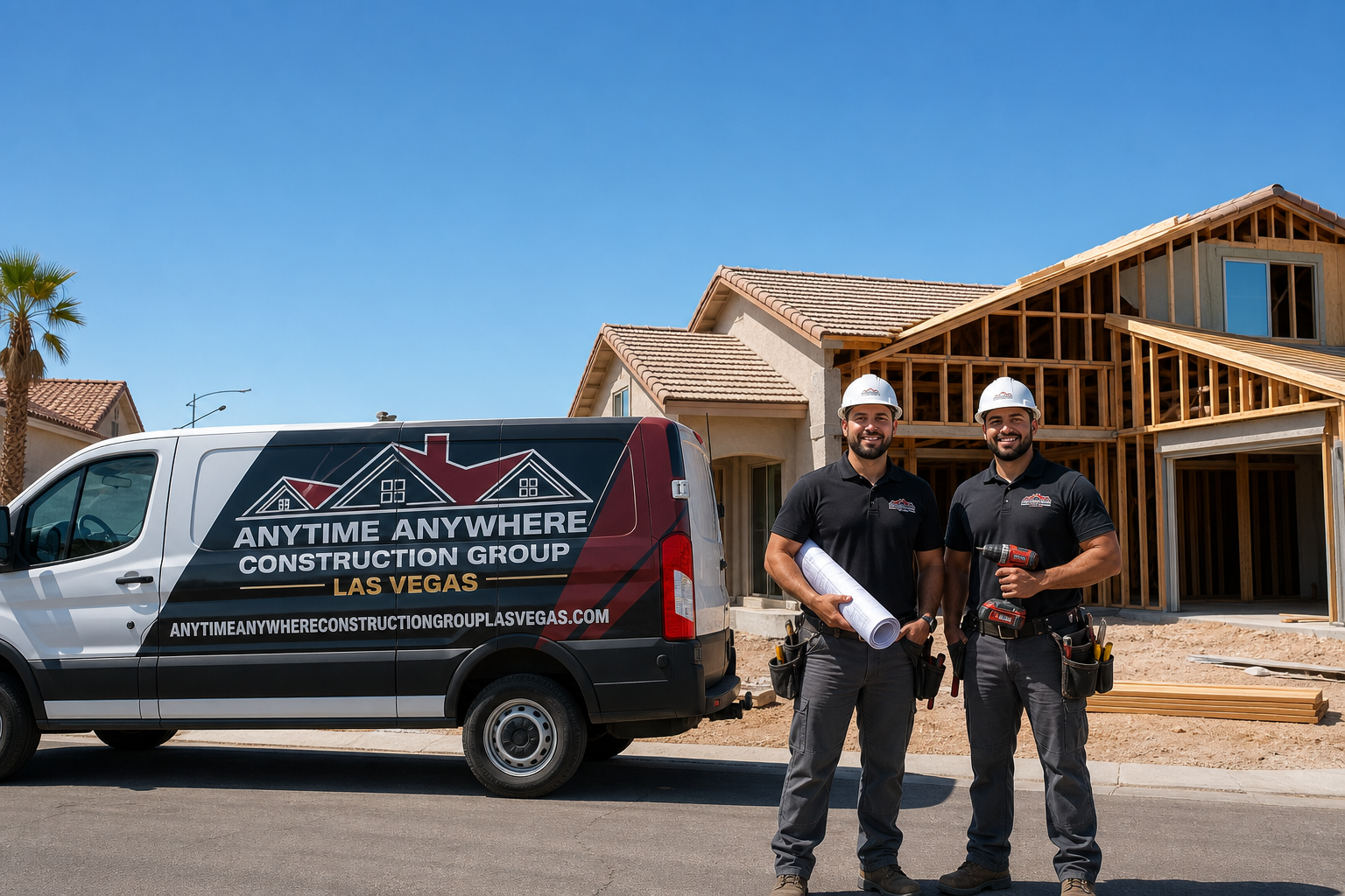 Anytime Anywhere Construction Group Las Vegas at work